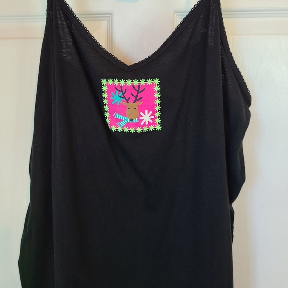 (570) Kim Roger's Woman's Intimates, Size: 2X Color: Black - Picture 5 of 13